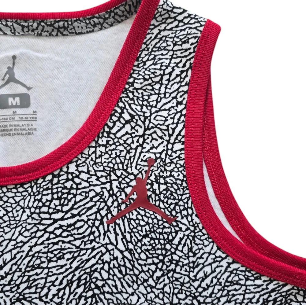 Air Jordan Boys Elephant Print Tank Top Size Medium